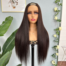 Load image into Gallery viewer, Ghair 180% High Density U-Part Wigs Virgin Human Hair Wig