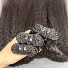 Load image into Gallery viewer, Ghair 100% Virgin Hair Bundles Kinky Straight Hair N1B#