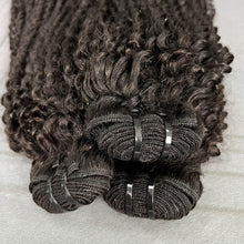 Load image into Gallery viewer, Ghair 100% Virgin Hair Bundles Kinky Curly Hair N1B#