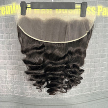 Load image into Gallery viewer, Ghair 13x4 Transparent Lace Frontal Single Loose Wave Virgin Raw Hair N1B#