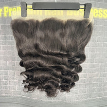 Load image into Gallery viewer, Ghair 13x4 Transparent Lace Frontal Single Loose Wave Virgin Raw Hair N1B#
