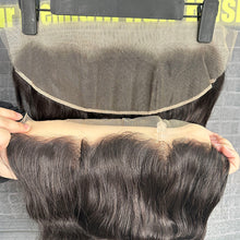 Load image into Gallery viewer, Ghair 13x4 Transparent Lace Frontal Single Loose Wave Virgin Raw Hair N1B#