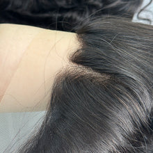 Load image into Gallery viewer, Ghair 13x4 Transparent Lace Frontal Single Loose Wave Virgin Raw Hair N1B#