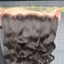 Load image into Gallery viewer, Ghair 13x6 Transparent Lace Frontal Body Wave Virgin Raw Hair N1B#