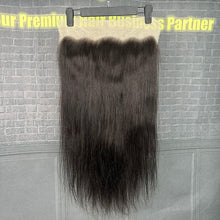 Load image into Gallery viewer, Ghair 13x6 Transparent Lace Frontal Straight Virgin Raw Hair N1B#