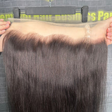 Load image into Gallery viewer, Ghair 13x6 Transparent Lace Frontal Straight Virgin Raw Hair N1B#