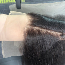 Load image into Gallery viewer, Ghair 13x6 Transparent Lace Frontal Straight Virgin Raw Hair N1B#