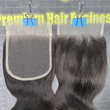 Load image into Gallery viewer, Ghair 4x4 Transparent Lace Closure Body Wave Virgin Raw Hair N1B#