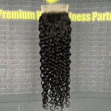 Load image into Gallery viewer, Ghair 5x5 HD Lace Closure Italian Curly Virgin Raw Hair N1B#