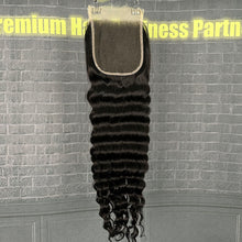 Load image into Gallery viewer, Ghair 5x5 HD Lace Closure Loose Deep Wave Virgin Raw Hair N1B#