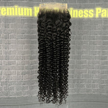 Load image into Gallery viewer, Ghair 5x5 HD Lace Closure Deep Curly Virgin Raw Hair N1B#