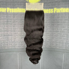 Load image into Gallery viewer, Ghair 6x6 Transparent Lace Closure Body Wave Virgin Raw Hair N1B#