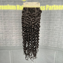 Load image into Gallery viewer, Ghair 6x6 Transparent Lace Closure Italian Curly Virgin Raw Hair N1B#