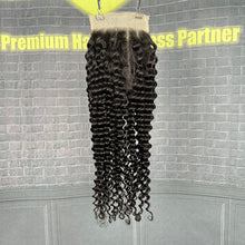 Load image into Gallery viewer, Ghair 6x6 Transparent Lace Closure Deep Wave Virgin Raw Hair N1B#