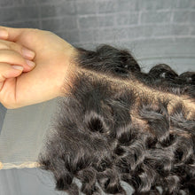 Load image into Gallery viewer, Ghair 6x6 Transparent Lace Closure Deep Wave Virgin Raw Hair N1B#