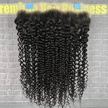 Load image into Gallery viewer, Ghair 13x6 HD Lace Frontal Kinky Curly Virgin Raw Hair N1B#