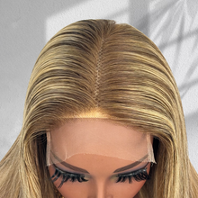 Load image into Gallery viewer, Ghair New Luxury Raw Hair 5x5 HD Balayage Wigs Straight 250% Density Color #4/27/4