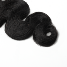 Load image into Gallery viewer, Ghair Body Wave Crochet Hair Extensions N1B# Natural Black Virgin Hair for Daily & Party Use