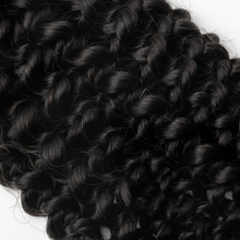 Load image into Gallery viewer, Ghair Deep Curly Crochet Hair Extensions N1B# Natural Black Virgin Hair for Daily & Party Use