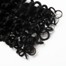 Load image into Gallery viewer, Ghair Italian Curly Crochet Hair Extensions N1B# Natural Black Virgin Hair for Daily & Party Use