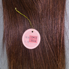 Load image into Gallery viewer, Ghair 12*13CM Straight Silk Base Hair Topper 2# Dark Brown 100% Virgin Human Hair for Thinning Hair & Daily Wear