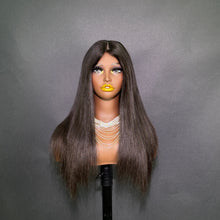 Load image into Gallery viewer, Ghair New Undetectable Silk Base Topper Elastic Net Wigs Comfortable for All Day Wear