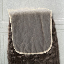 Load image into Gallery viewer, Ghair 7x7 HD Lace Closure Kinky Straight Virgin Raw Hair N1B#