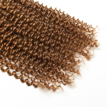 Load image into Gallery viewer, Ghair Kinky Curly Crochet Hair Extensions #30 Medium Auburn Virgin Hair for Daily & Party Use