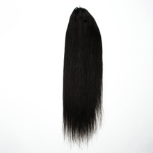 Load image into Gallery viewer, Ghair Straight Crochet Hair Extensions N1B# Natural Black Virgin Hair for Daily & Party Use