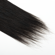 Load image into Gallery viewer, Ghair Straight Crochet Hair Extensions N1B# Natural Black Virgin Hair for Daily & Party Use