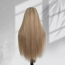 Load image into Gallery viewer, Ghair New Luxury Raw Hair 5x5 HD Balayage Wigs Straight 250% Density Color #6/70/6
