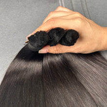 Load image into Gallery viewer, Ghair 100% Virgin Hair Bulk Straight Wave Hair N1B#
