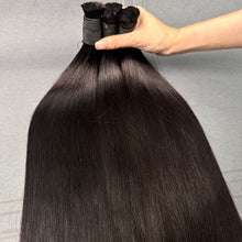 Load image into Gallery viewer, Ghair 100% Virgin Hair Bulk Straight Wave Hair N1B#
