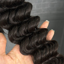 Load image into Gallery viewer, Ghair 100% Raw Hair Bundles Deep Wave Hair  N1B#

