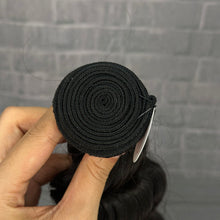 Load image into Gallery viewer, Ghair 100% Raw Hair Bundles Deep Wave Hair N1B#
