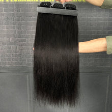 Load image into Gallery viewer, Ghair 100% Virgin Hair Bundles Yaki Straight Hair N1B#
