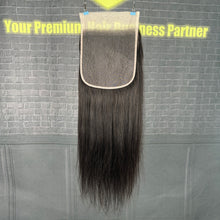 Load image into Gallery viewer, Ghair 7x7 TP Lace Closure Straight Virgin Hair N1B#
