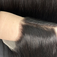 Load image into Gallery viewer, Ghair 13x4 Transparent Lace Frontal Straight Virgin Hair N1B#
