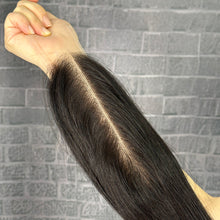 Load image into Gallery viewer, Ghair 2x6 Transparent Lace Closure Straight Virgin Hair N1B#
