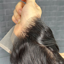 Load image into Gallery viewer, Ghair 5x5 Transparent Lace Closure Loose Deep Wave Virgin Hair N1B#
