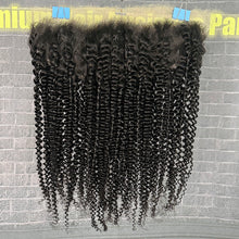 Load image into Gallery viewer, Ghair 13x4 HD Lace Frontal Kinky Curly Virgin Hair N1B#
