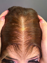 Load image into Gallery viewer, Ghair New Virgin Hair Ombre Honey 13×6 Transparent Lace Wigs Loose Wave 250% Density
