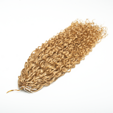 Load image into Gallery viewer, Ghair Kinky Curly Crochet Hair Extensions #27 Honey Blonde Virgin Hair for Daily &amp; Party Use

