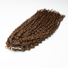 Load image into Gallery viewer, Ghair Kinky Curly Crochet Hair Extensions 4# Medium Brown Virgin Hair for Daily &amp; Party Use

