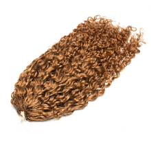 Load image into Gallery viewer, Ghair Pixie Curly Crochet Hair Extensions 30# Light Reddish Brown Virgin Hair for Daily &amp; Party Use
