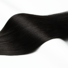 Load image into Gallery viewer, Ghair Straight Crochet Hair Extensions N1B# Natural Black Virgin Hair for Daily &amp; Party Use
