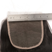 Load image into Gallery viewer, Ghair 5x5 HD Lace Closure 12A 100% Human Hair Brazilian Human Hair Virgin Hair Free Part
