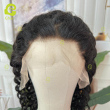 Load image into Gallery viewer, Ghair Fancy Wigs High Ratio 13x4 Transparent Full Frontal Lace Wigs 100% Human Virgin Wigs
