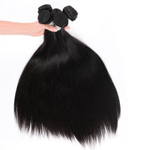 Load image into Gallery viewer, Ghair 1Bundle 100% Human Hair Brazilian 12A Human Hair Virgin Hair Straight Wave Hair
