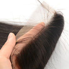 Load image into Gallery viewer, Ghair  4x4 Transparent Lace Cloosure 12A 100% Human Hair Brazilian Human Hair Virgin Hair Fashion Hair
